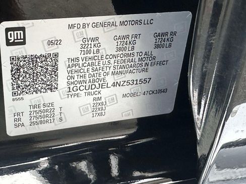 Certified 2022 Chevrolet Silverado 1500 High Country w/ High Country Premium Package image 36