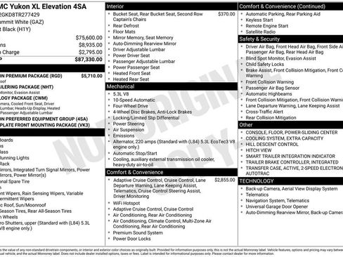 New 2026 GMC Yukon XL Elevation w/ Elevation Premium Package image 5