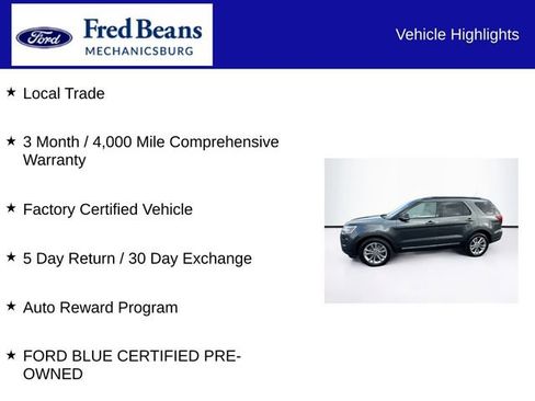 Certified 2018 Ford Explorer XLT w/ Equipment Group 202A image 5