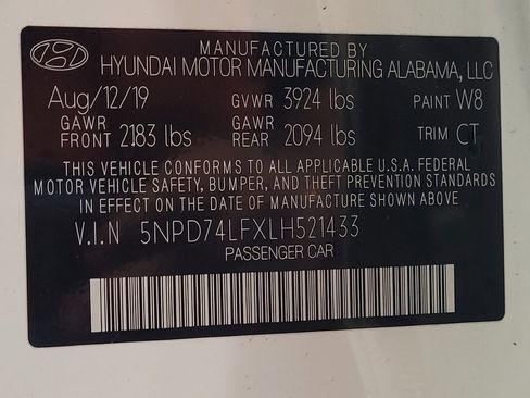 Used 2020 Hyundai Elantra SE w/ Cargo Package (C1) FWD image 33