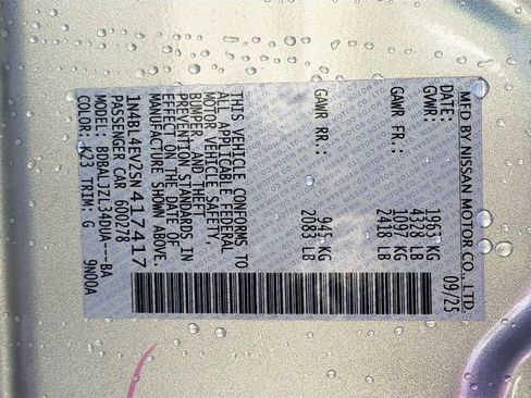 New 2025 Nissan Altima 2.5 SL image 35