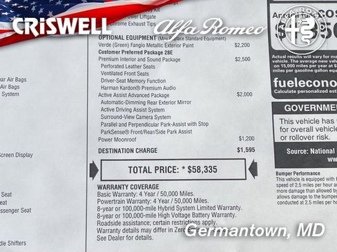 New 2024 Alfa Romeo Tonale Veloce image 49