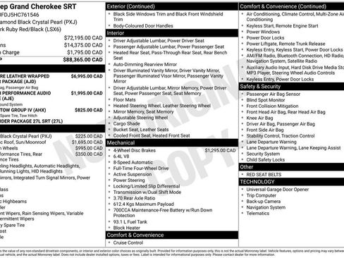 Used 2017 Jeep Grand Cherokee SRT image 8