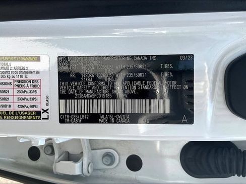 Certified 2023 Lexus RX 350 Premium Plus w/ Cold Area Package AWD/4WD image 19