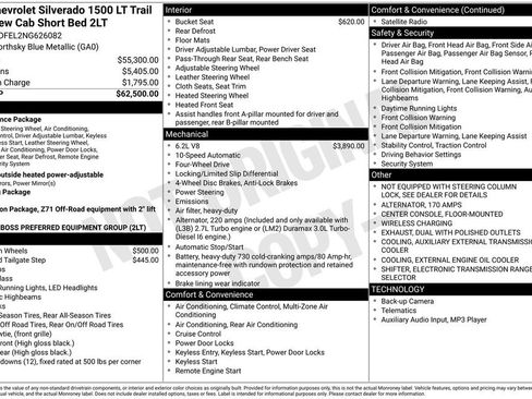 Used 2022 Chevrolet Silverado 1500 LT Trail Boss AWD/4WD image 6
