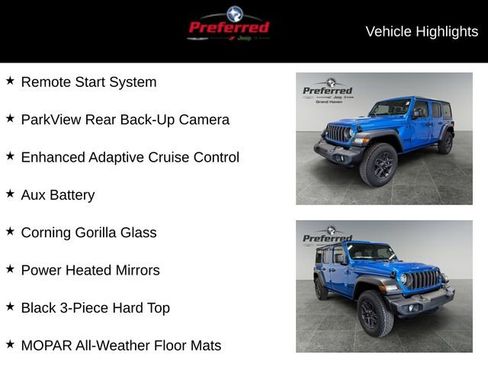New 2025 Jeep Wrangler Sport S image 12