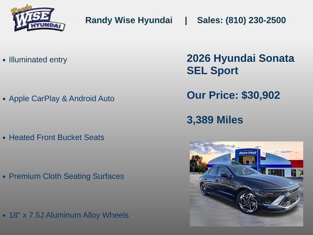 New 2026 Hyundai Sonata SEL AWD/4WD image 15