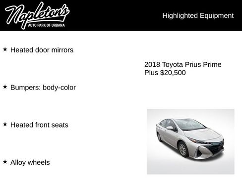 Used 2018 Toyota Prius Prime Plus image 6