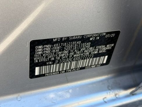 Used 2024 Subaru Impreza 2.0i AWD/4WD image 21