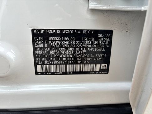 Certified 2026 Honda HR-V Sport image 25