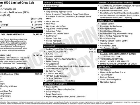 Used 2023 RAM 1500 Limited AWD/4WD image 4