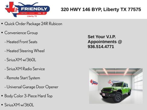New 2025 Jeep Gladiator Rubicon w/ Convenience Group image 5