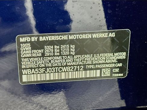 New 2026 BMW 530i xDrive w/ Executive Package AWD/4WD image 24