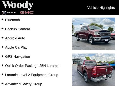 Used 2019 RAM 1500 Laramie AWD/4WD image 3