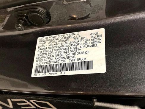 Used 2022 Honda Ridgeline RTL-E image 34
