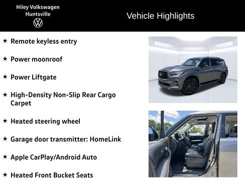 Used 2021 INFINITI QX80 Premium Select w/ Cargo Package RWD image 13
