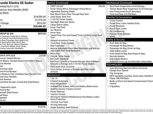 Used 2014 Hyundai Elantra SE w/ Option Group 02 FWD image 20