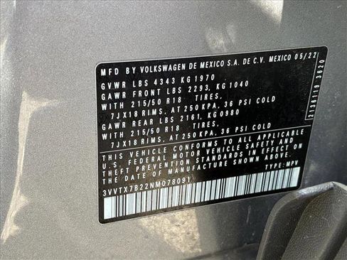 Used 2022 Volkswagen Taos SE FWD image 15