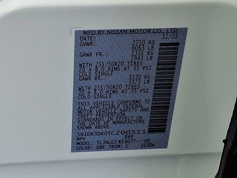 New 2026 Nissan Pathfinder Platinum image 21