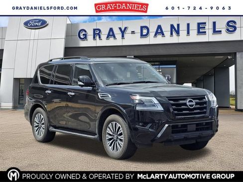 Used 2023 Nissan Armada SL w/ Midnight Edition Package RWD image 1