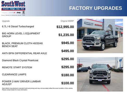 New 2026 RAM 2500 Lone Star AWD/4WD image 11