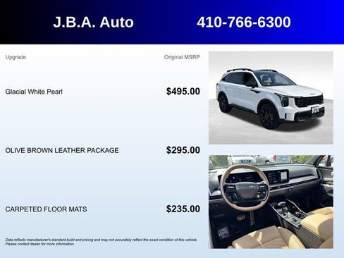 Used 2026 Kia Sorento SX Prestige w/ Olive Brown Leather Package AWD/4WD image 5