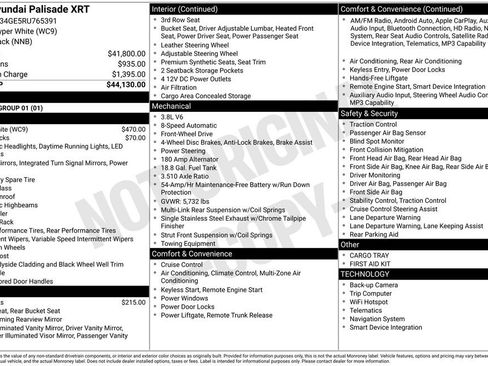 Used 2024 Hyundai Palisade XRT FWD image 50