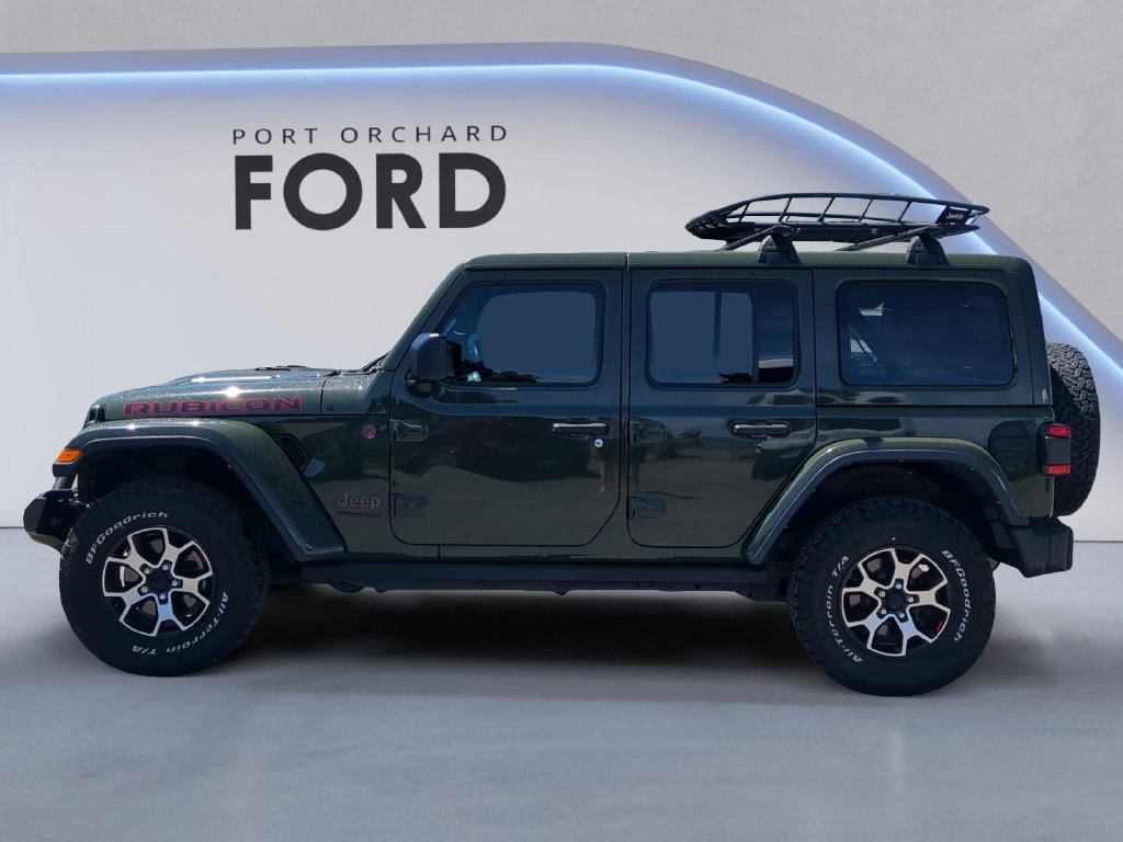 Used 2021 Jeep Wrangler Unlimited Rubicon w/ Uconnect 4C Nav & Sound Group AWD/4WD image 3