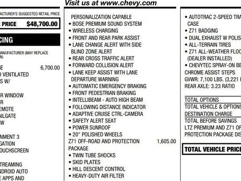 Used 2020 Chevrolet Silverado 1500 LTZ w/ LTZ Premium Package image 2