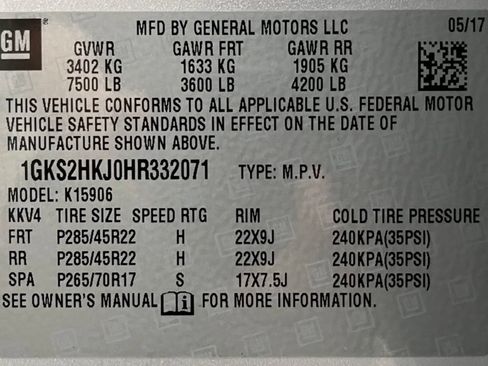 Used 2017 GMC Yukon XL Denali w/ Open Road Package AWD/4WD image 61