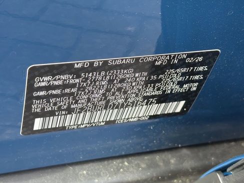 New 2026 Subaru Outback Wilderness AWD/4WD image 33