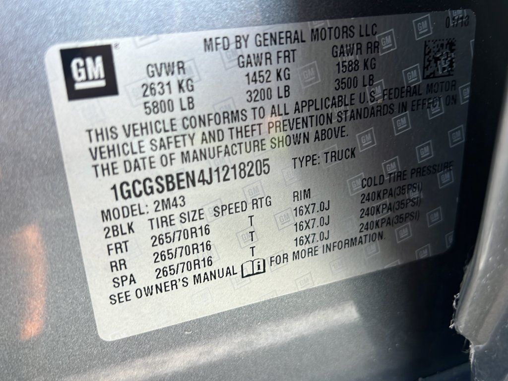Used 2018 Chevrolet Colorado W/T RWD image 23