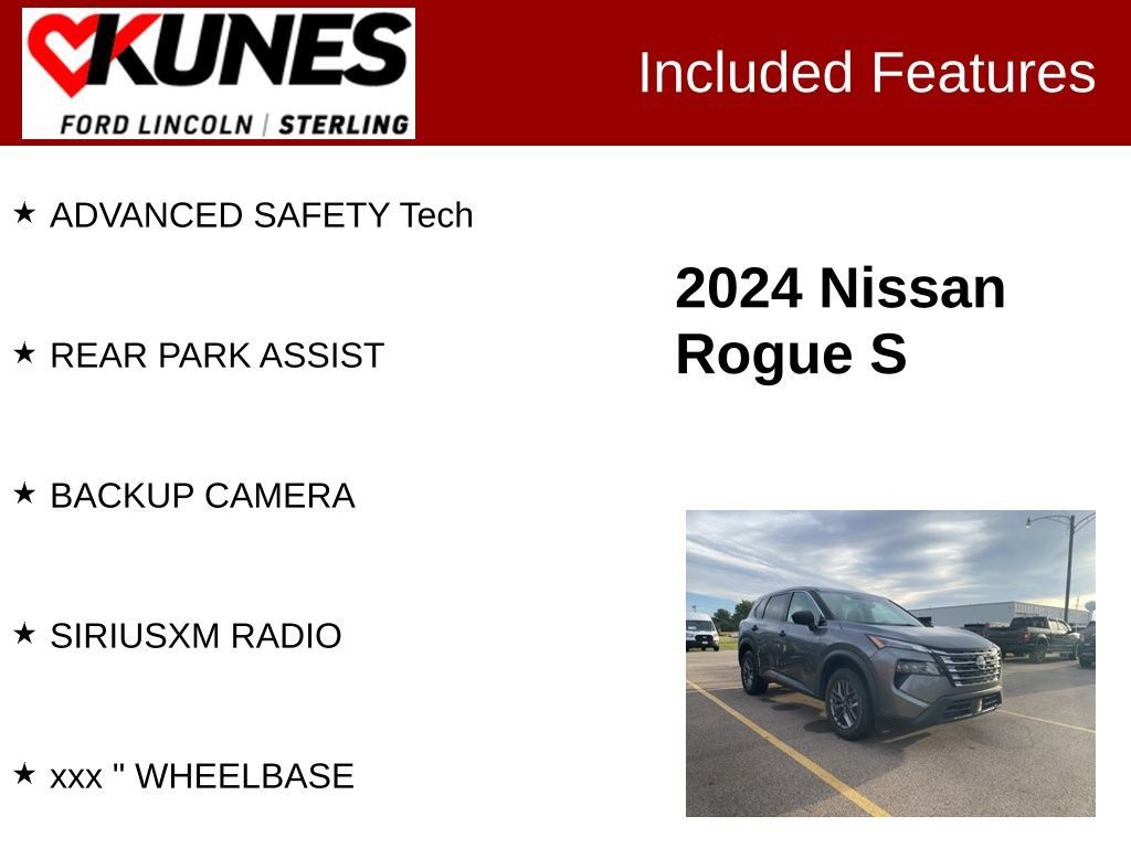 Used 2024 Nissan Rogue S AWD/4WD image 2