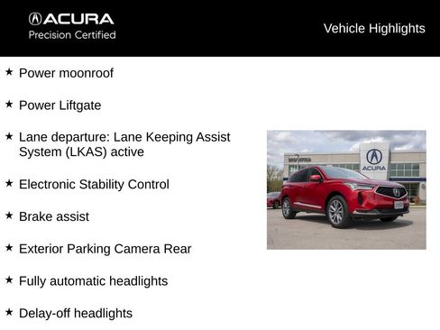Certified 2024 Acura RDX SH-AWD w/ Technology Package image 13