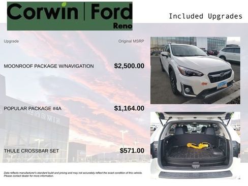 Used 2019 Subaru Crosstrek Hybrid w/ Moonroof Package w/Navigation image 3