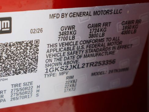 New 2026 GMC Yukon XL Denali w/ LPO, Floor Liner Package image 27