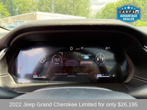 Used 2022 Jeep Grand Cherokee Limited AWD/4WD image 14