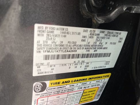 Used 2020 Ford Expedition Limited w/ Equipment Group 303A image 38