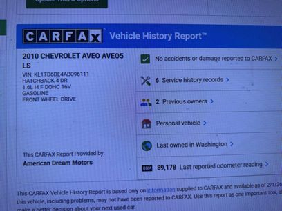 Used 2010 Chevrolet Aveo5 LS