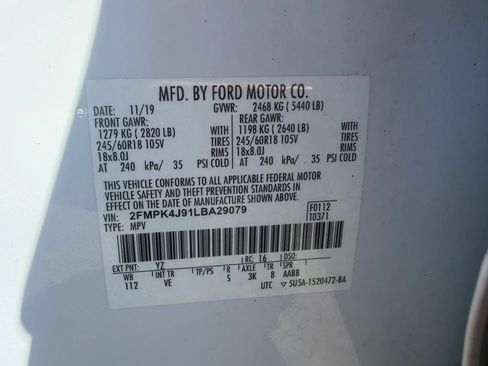 Used 2020 Ford Edge SEL AWD/4WD image 35