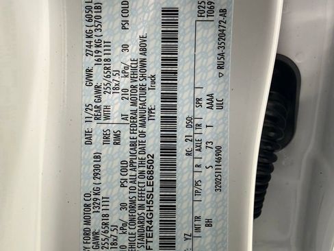 New 2025 Ford Ranger XLT w/ Equipment Group 301A High image 15