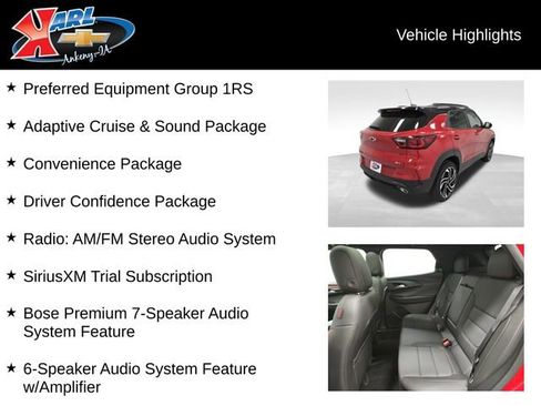 New 2026 Chevrolet TrailBlazer RS w/ Convenience Package image 3