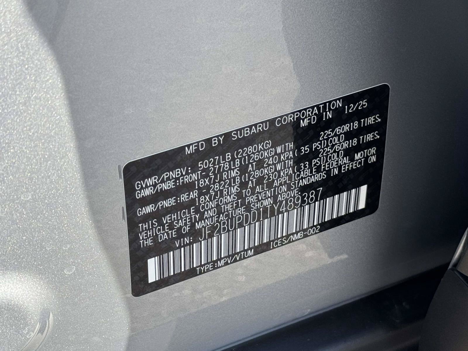 New 2026 Subaru Outback Limited AWD/4WD image 18