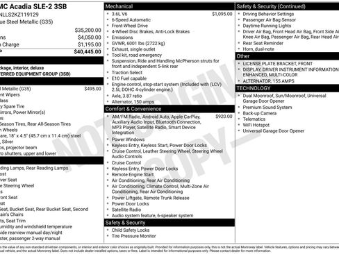 Used 2019 GMC Acadia SLE image 32