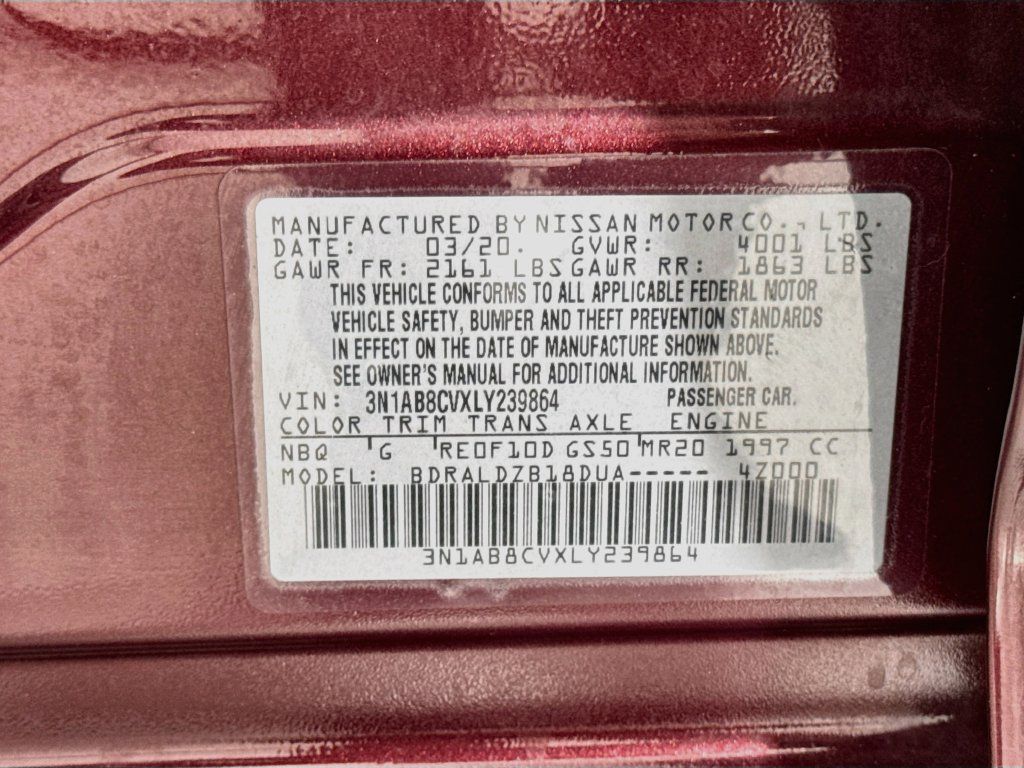 Used 2020 Nissan Sentra SV FWD image 37