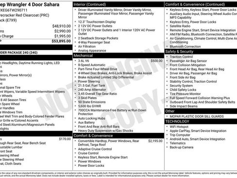 New 2026 Jeep Wrangler Unlimited Sahara AWD/4WD image 29
