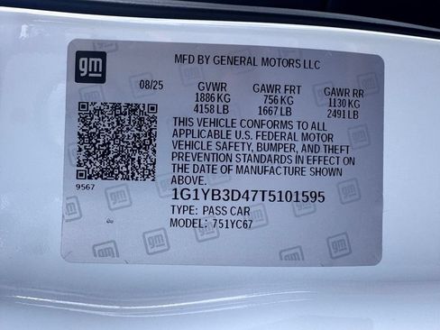Used 2026 Chevrolet Corvette Stingray Preferred Conv w/ Z51 Performance Package RWD image 43