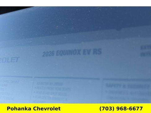 New 2026 Chevrolet Equinox EV RS FWD image 26