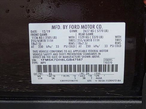 Used 2020 Ford Explorer XLT w/ Equipment Group 202A RWD image 22
