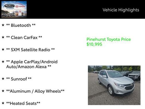 Used 2018 Chevrolet Equinox LT w/ Sun & Infotainment Package FWD image 7